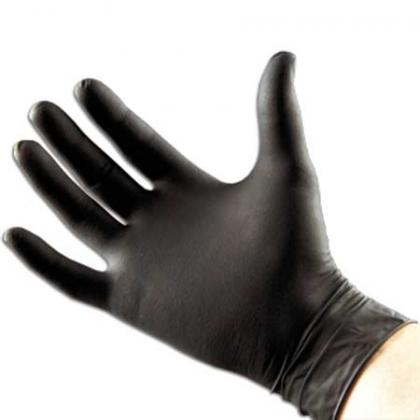 Rękawiczki Nitrylowe Czarne "M"